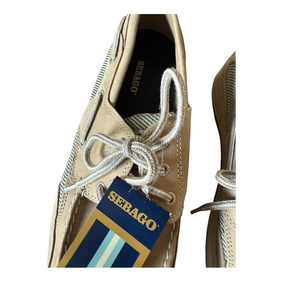 Sebago Clovehitch II Taupe Men’s 11.5 Boat Shoes Coastal Dri Lex Casual Marine - Picture 5 of 12